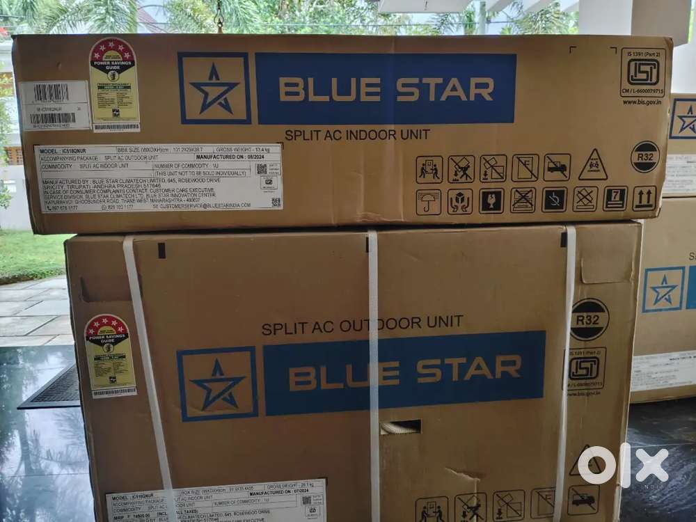Blue star 5 star inverter Ac 1.5 tons