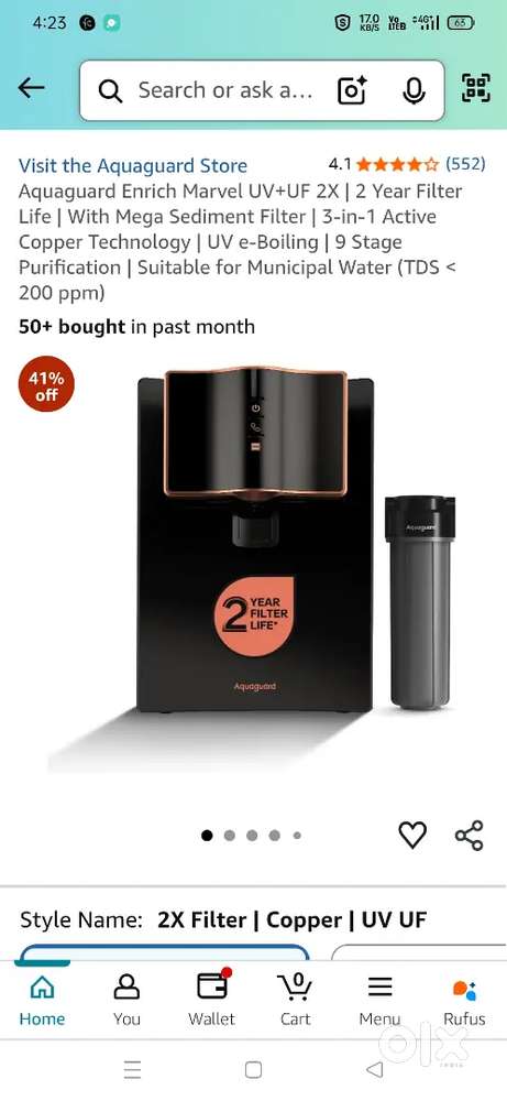 Aquaguard water purifier