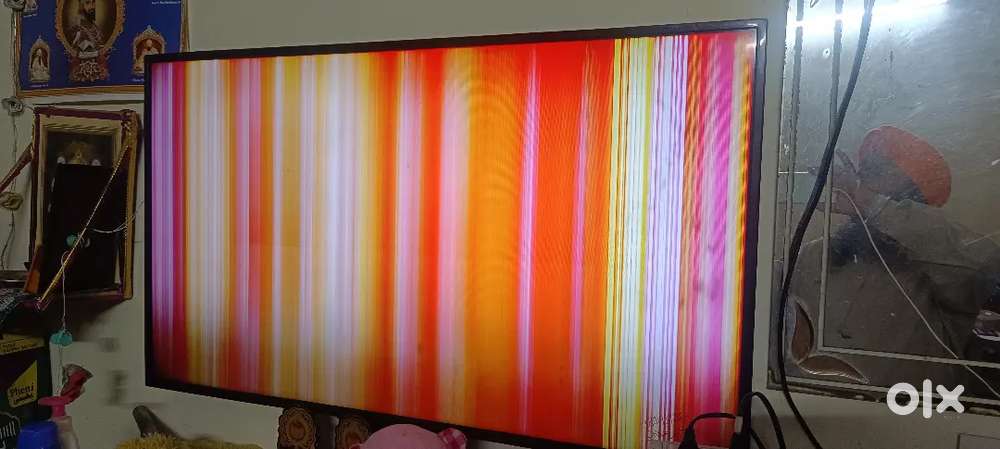 43 inch Haier led panel mein problem hai sath me setup box