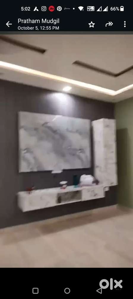 3 BHk Flor for rent of rs 28000 /- its uppar Ground floor dwarka