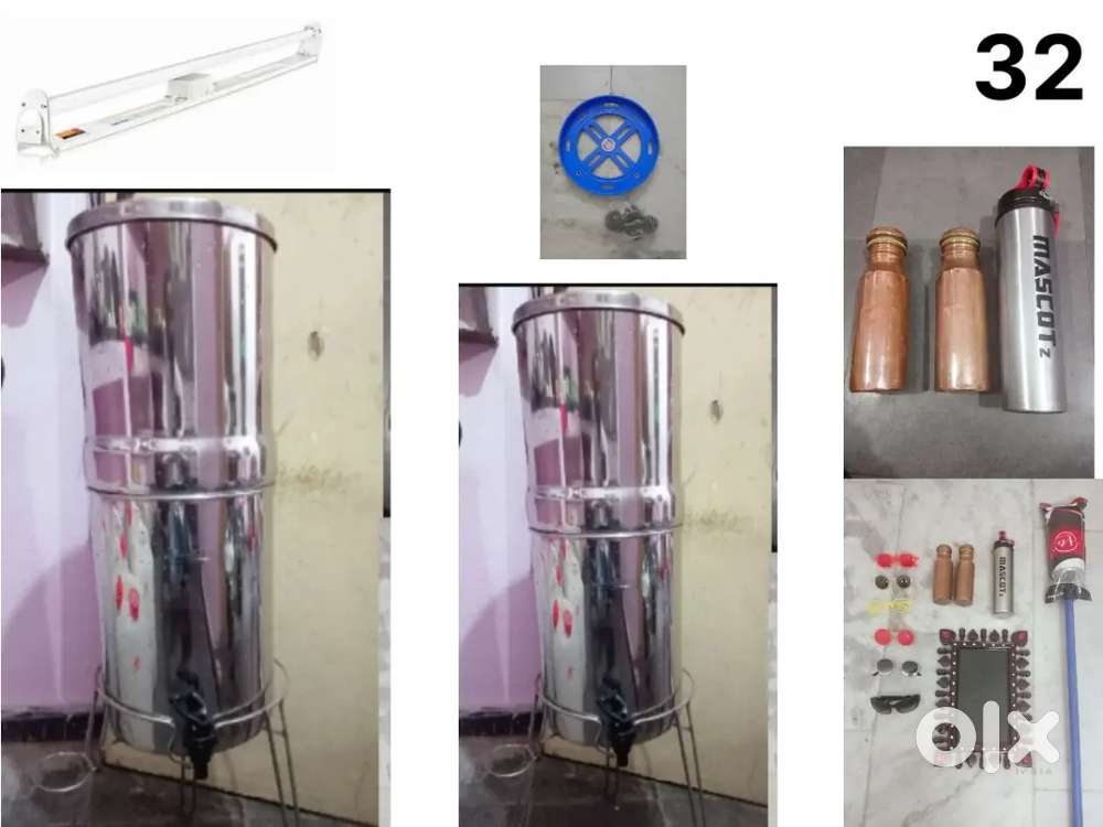 Steel Filter n stand n bottles n all sale