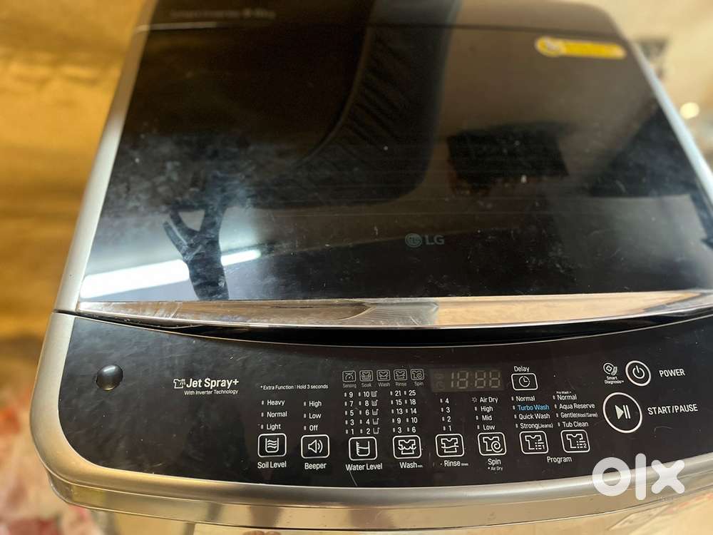 LG 9kg Top Load Washing Machine – Excellent Condition, Smart Inverter