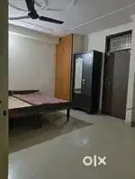 1 RK seperate semi furnished with balcony near metro station