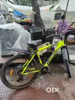 Hercules Roadeo A75 26T 21 Gear Aluminum-Alloy Hybrid Cycle Neon Green