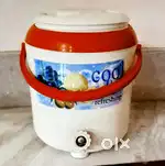 Water Jug  - White & Red, 5L Capacity