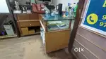 Glass counter for shop