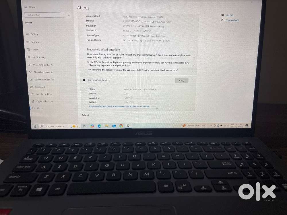 Asus vivobook 15 ryzen 3