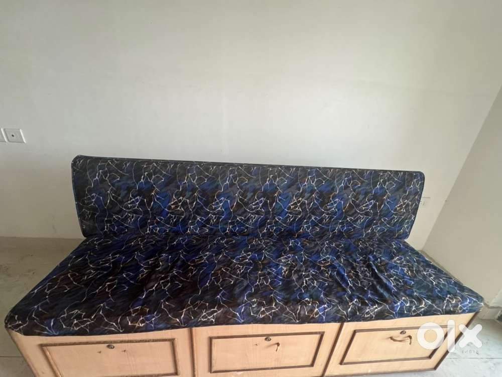 Sofa set with stools and table