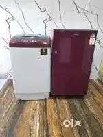 Onida 6.2kg top load washing machine and refrigerator free home delive