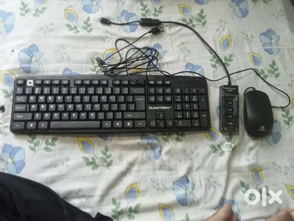 Keyboard and mouse and usb hub