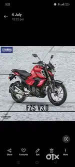 Yamaha Fzs good condition ek dam new hai