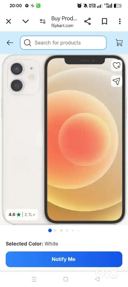 I phone 12 4gb ram 64 Price