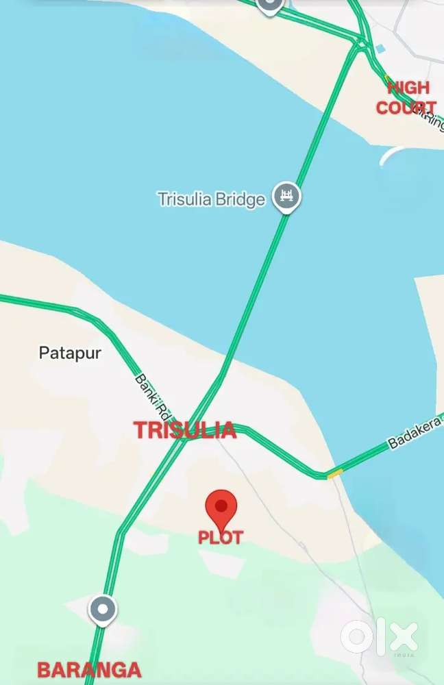 GHARABADI LAND SALE ,40ft Govt Road Side,1.3km from Trisulia, 1 Owner