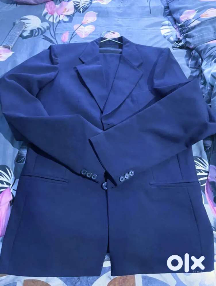 Blue colour blazer with pant