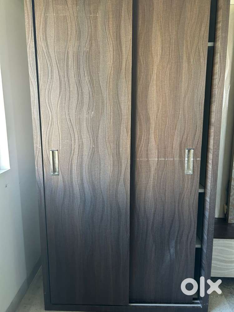 wooden wardrobe