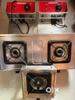 Deep frier, Doble Gas Stove n Single Gas Stove