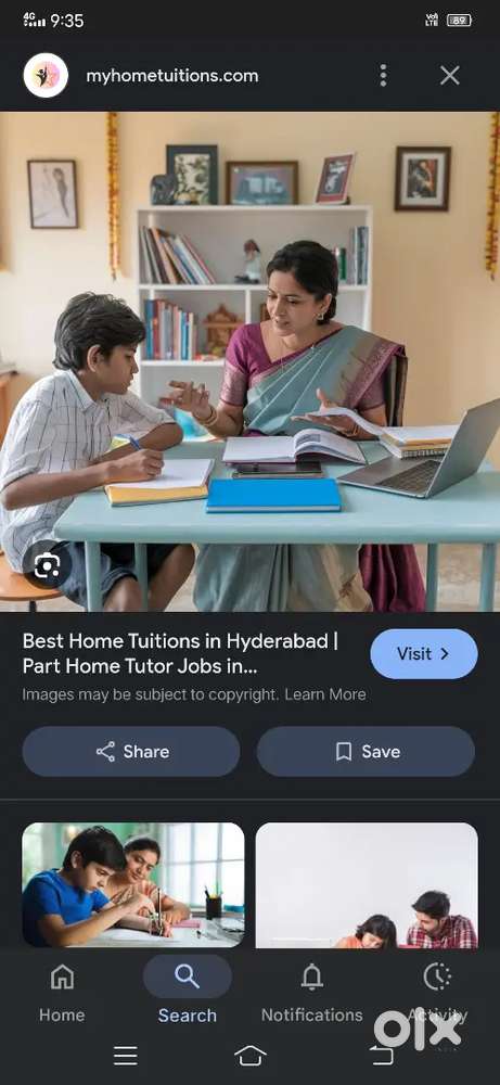 Female home tutor
