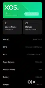 Rarely used 2 month old 12gb 256 Infinix GT 30 Pro 5G – Gaming Beast!