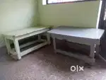Wooden benches
