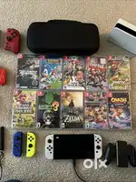 Nintendo Switch OLED 256GB 10 games Ultimate Bundle Extra