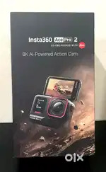 Insta360 Ace Pro 2 8K AI Action Camera +4 Batteries+ChargingCase  used