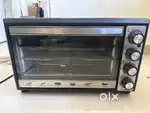 Croma 33L Oven Toaster Grill with Motorised Rotisserie (Black & Silver