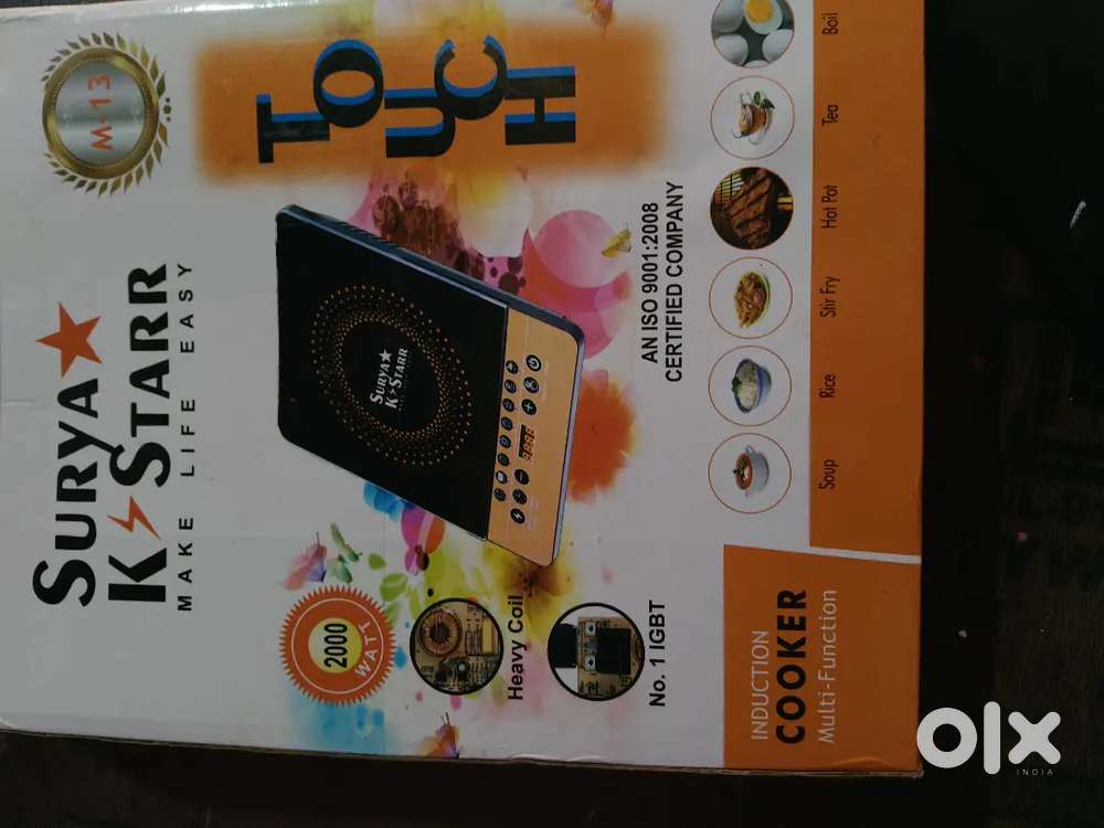 INDUCTION COOKER (NOT USED FOR A SINGLE TIME)