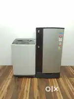 Godrej 190 ltrs single door & micromax 6.5kg top load with shsh287