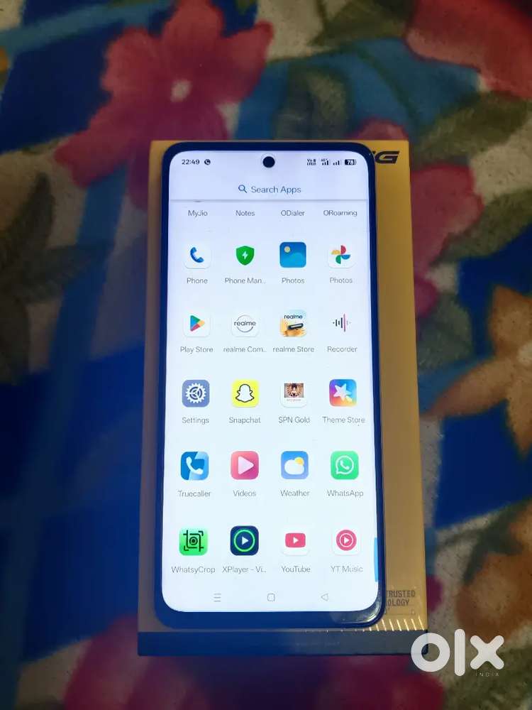 mobile with original bill box and charger..
