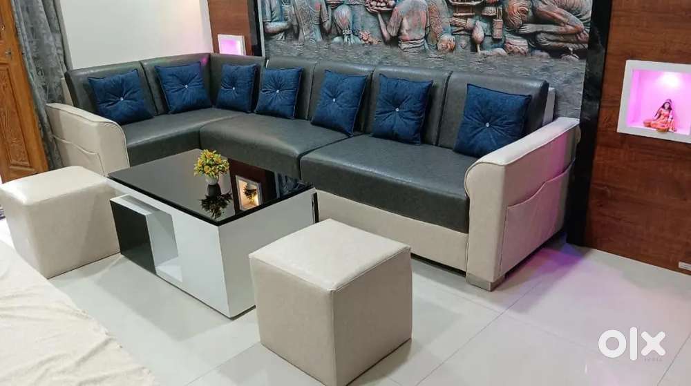 Big discount buy new sofa 8499, L type sofa 13990/-