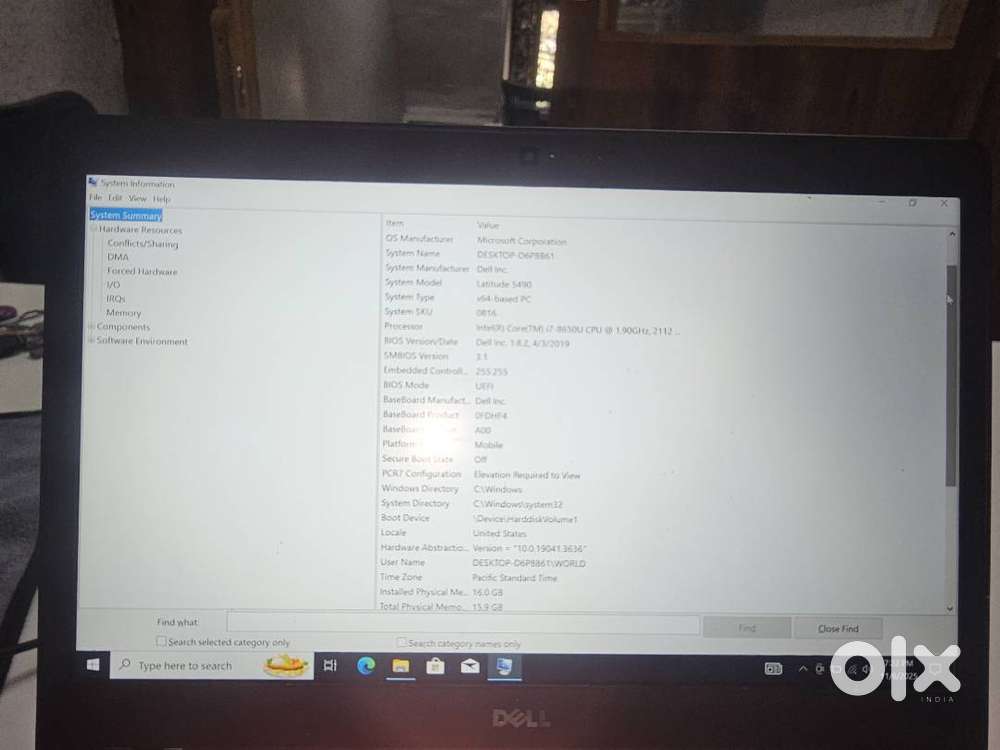 Dell 5490 refurbish laptop with originals charger