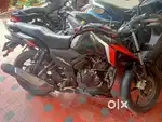 TVS apache rtr 160 , black, super moto ABS