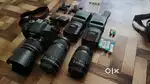 Canon 750D With 85mm 1.8 lens + 55-250mm +18-55 kit lens