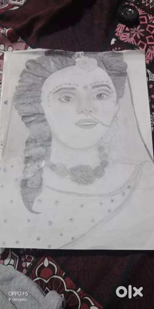 Radha drawing
