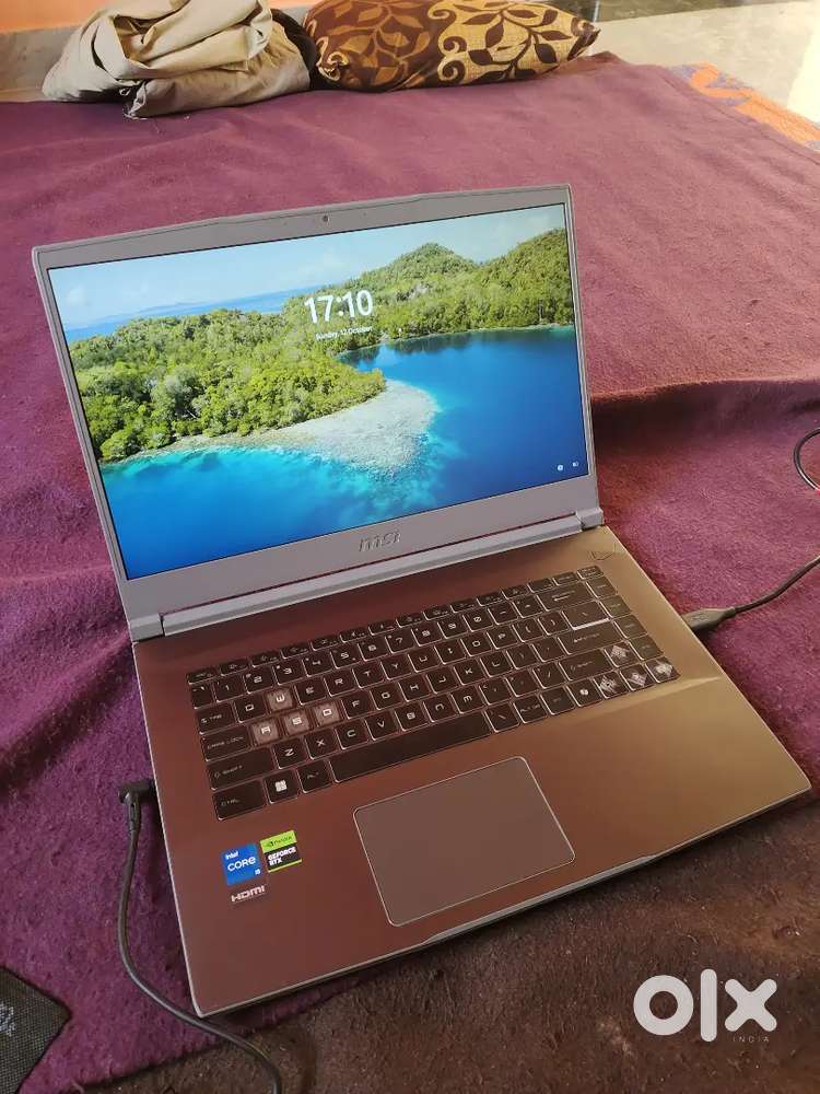 Msi thin 15 i5 12 gen 16 GB ram 512 SSD 4,GB graphics under warranty