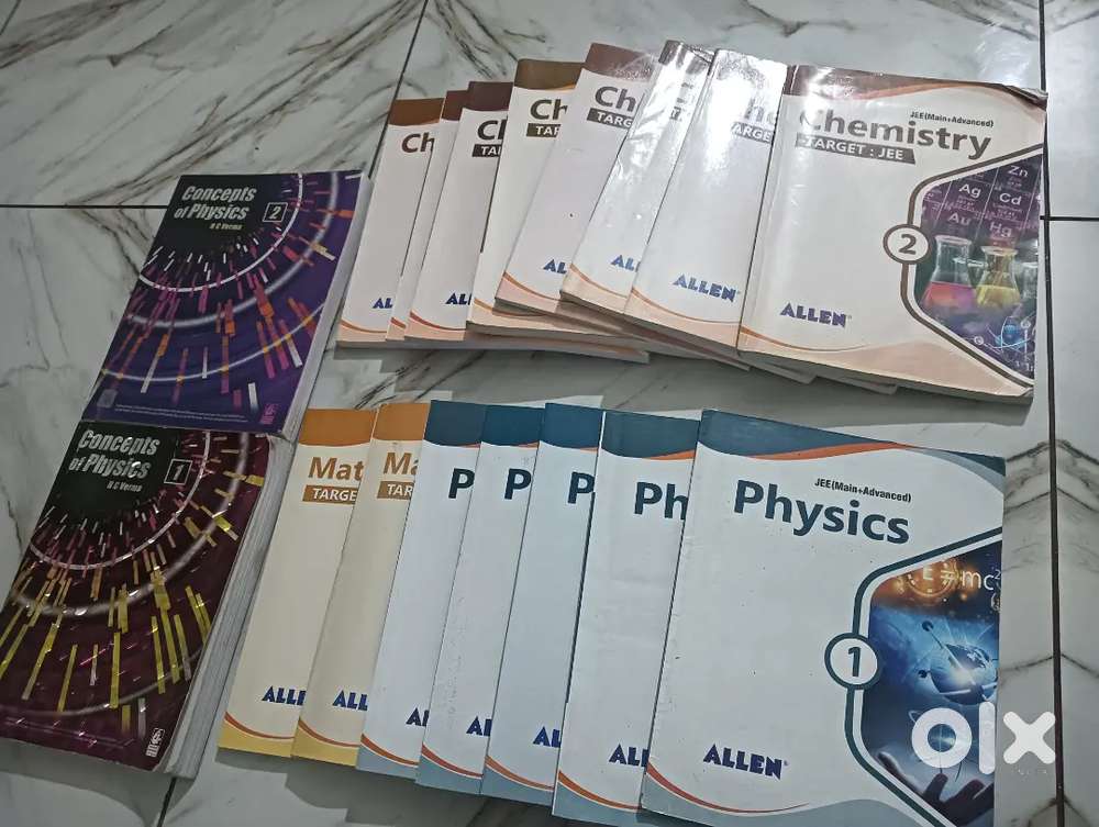 Brand new Allen and hc verma physics books for jee preparation