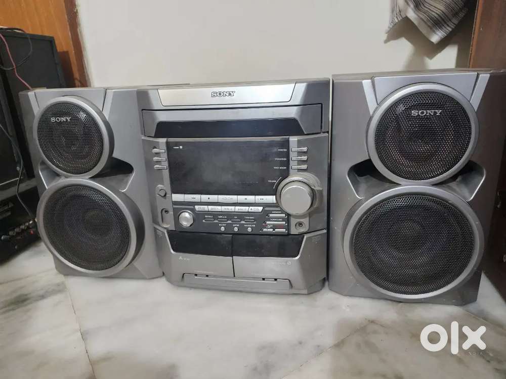 sony micro component audio speakers system
