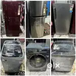 Double Door & single door FRIDGES.  & also Washing machine available