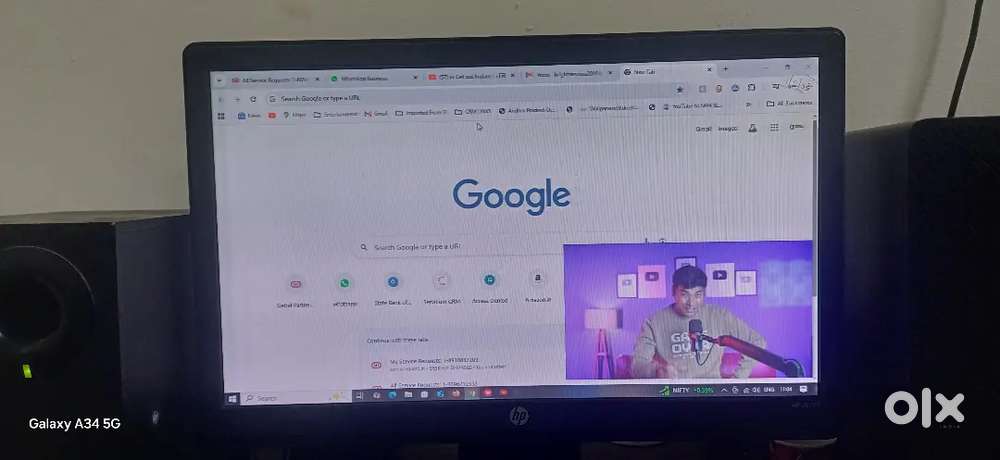 Aoc 15.6 & Dell 21.5 monitors for sale