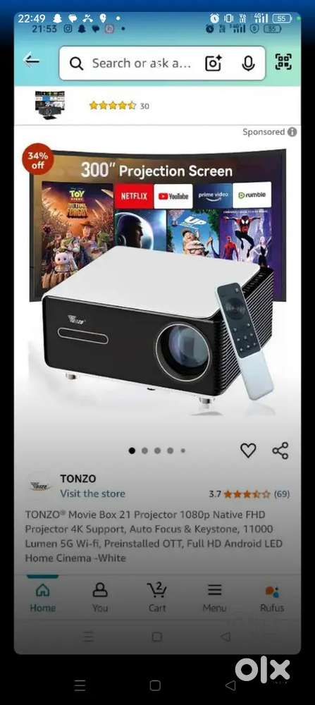 Projector for sale