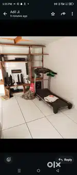 Commercial treadmill with inclane