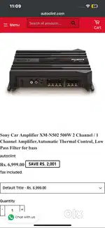 Sony amplifier