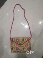 Colourful hand purse..