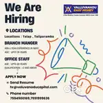 We are hiring - Kannur District