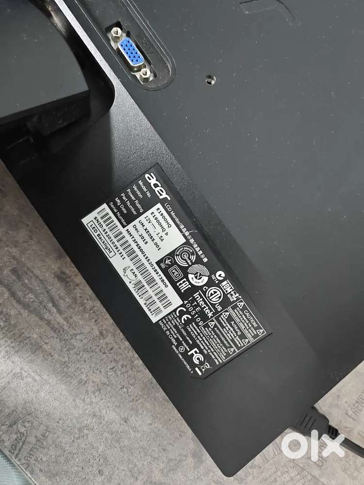 Acer LCD monitor