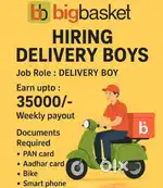 Required delivery boys for bangalore location
full time or part time
