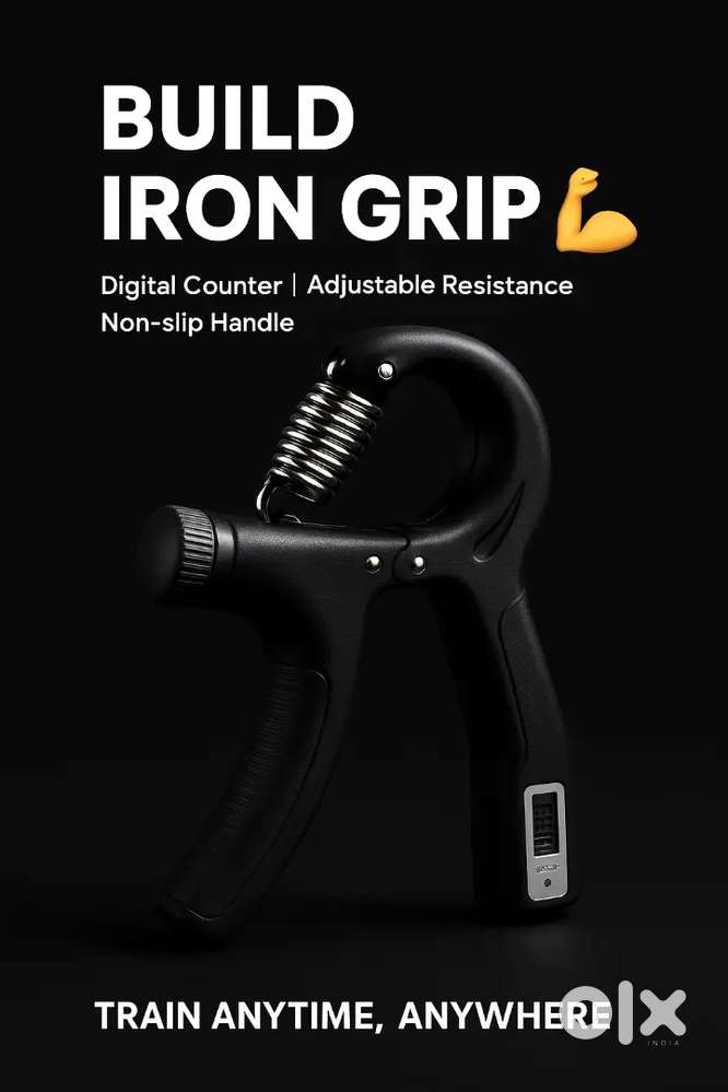 Digital hand griper for grip strength building strong hand