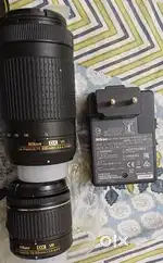 Nikon D3400 DSLR Camera Body with Dual Lens
​