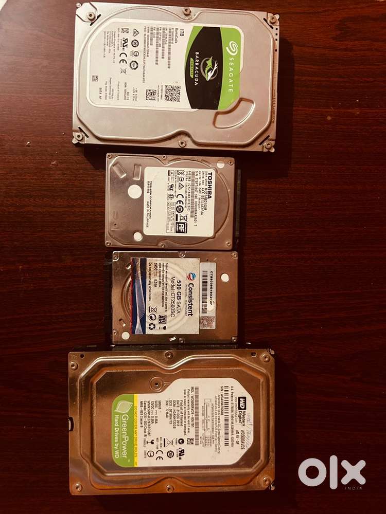 500 gb and 1TB harddisk for SALE