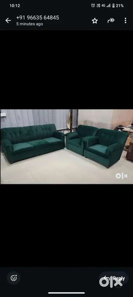 New sofa set with your taste